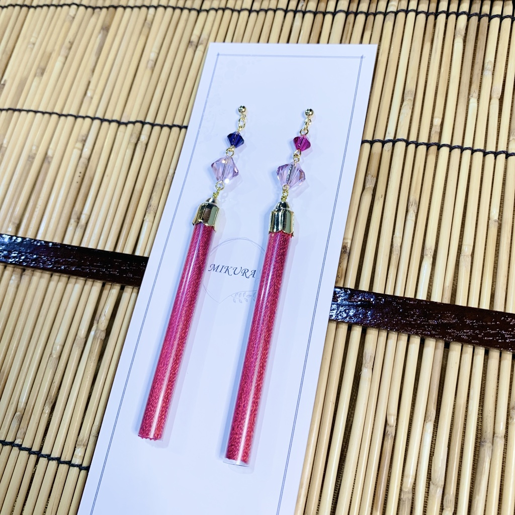 🌈🕒𝐕𝚫𝐋𝐙御三方イメージ ピアス/イヤリング 弦月藤士郎 くん【非公式】