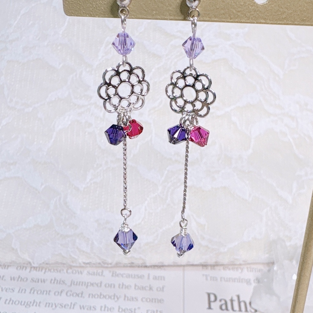 弦月藤士郎 𝐕𝚫𝐋𝐙 バルツ 概念アクセサリー ピアス 「Flower」
