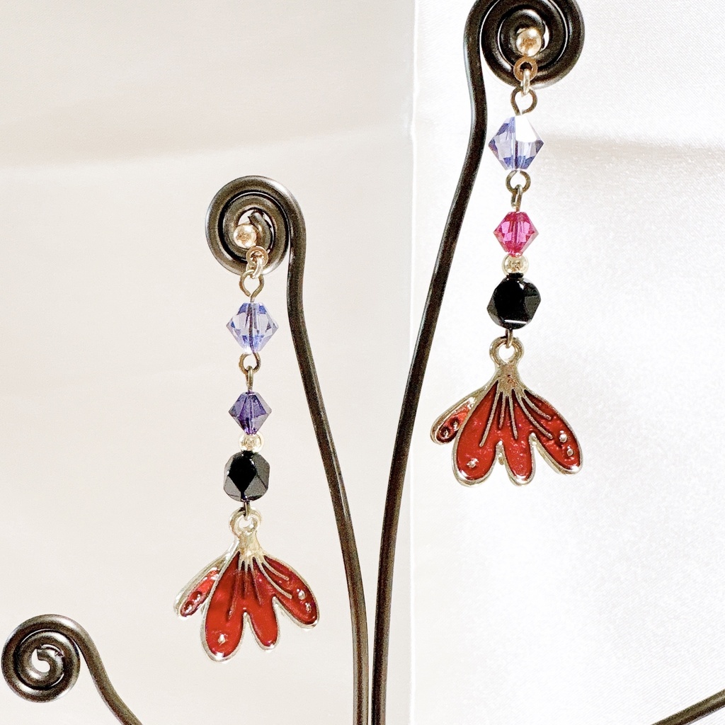 弦月藤士郎 𝐕𝚫𝐋𝐙 バルツ 概念アクセサリー ピアス 「Flower」