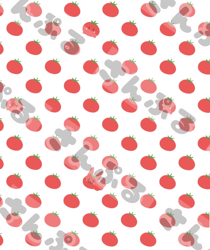 トマトがいっぱい!メガネ拭き