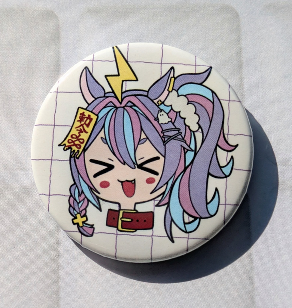ユニコーンヴァニ缶バッジ　丸型44㎜