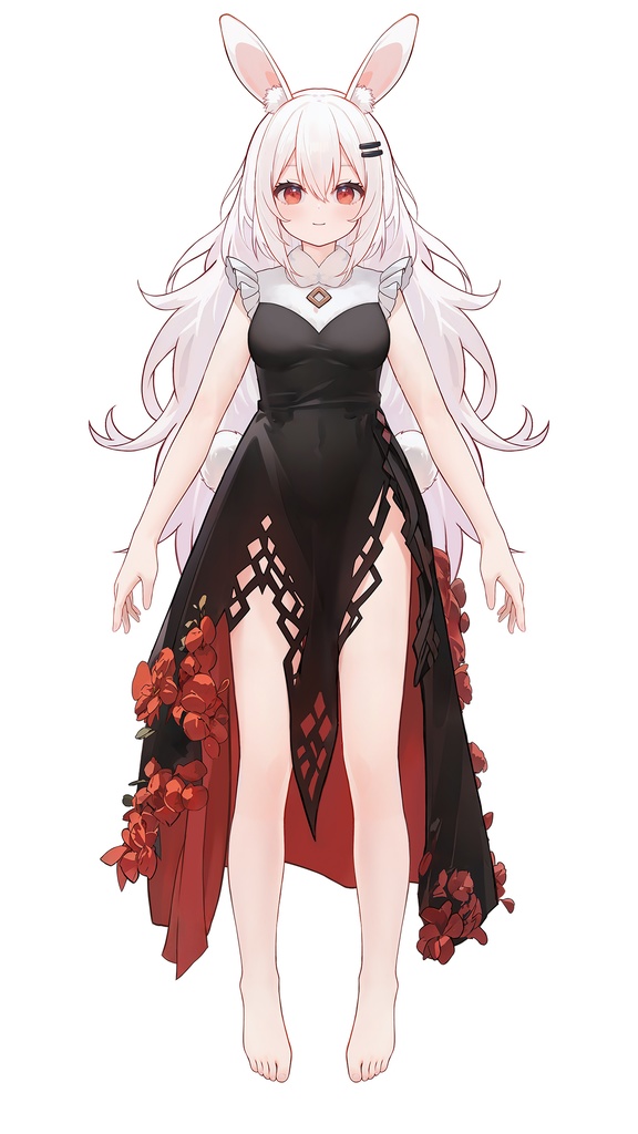 【FREE/無料 live2dモデル/live2d model】Live2Dモデル_殺し屋の小うさぎ