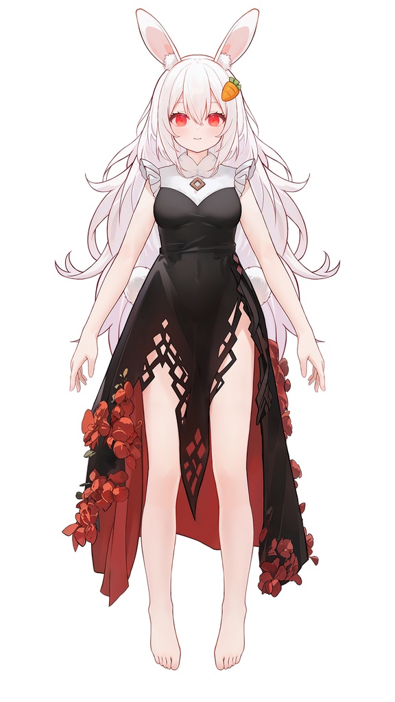 【FREE/無料 live2dモデル/live2d model】Live2Dモデル_殺し屋の小うさぎ