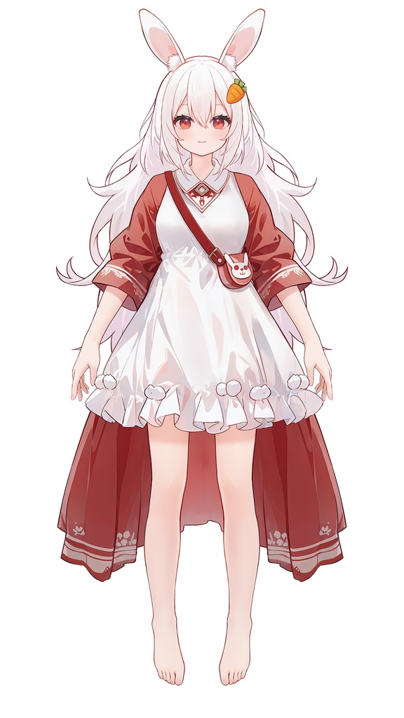 【FREE/無料 live2dモデル/live2d model】Live2Dモデル_殺し屋の小うさぎ