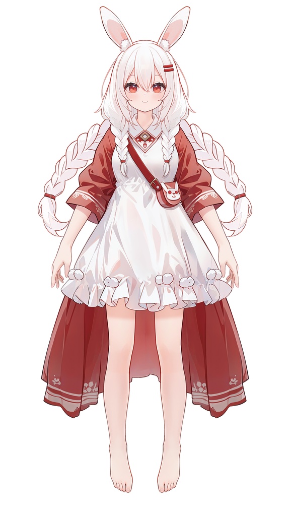 【FREE/無料 live2dモデル/live2d model】Live2Dモデル_殺し屋の小うさぎ