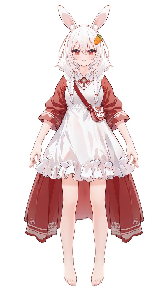 【FREE/無料 live2dモデル/live2d model】Live2Dモデル_殺し屋の小うさぎ