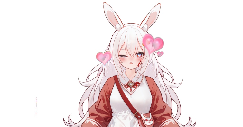 【FREE/無料 live2dモデル/live2d model】Live2Dモデル_殺し屋の小うさぎ