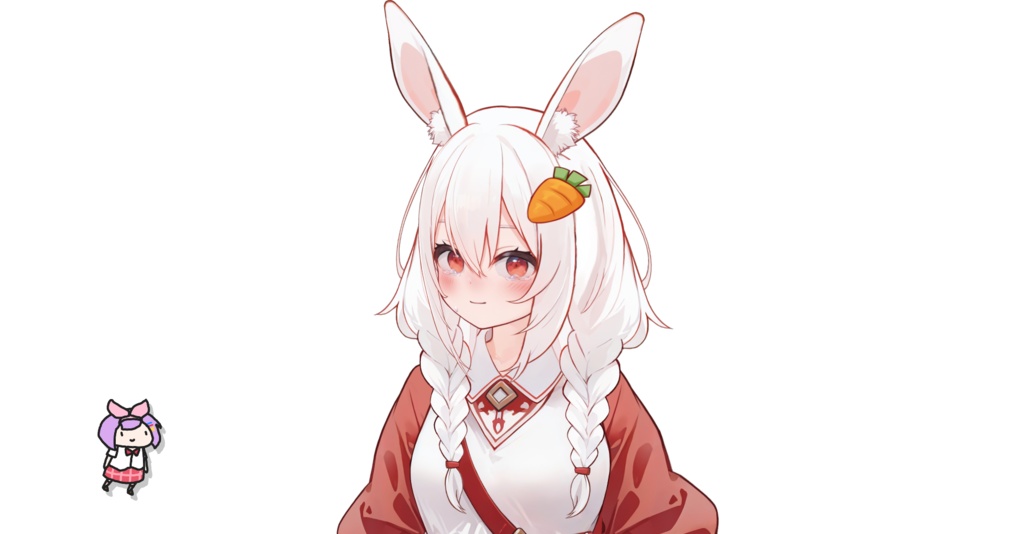 【FREE/無料 live2dモデル/live2d model】Live2Dモデル_殺し屋の小うさぎ