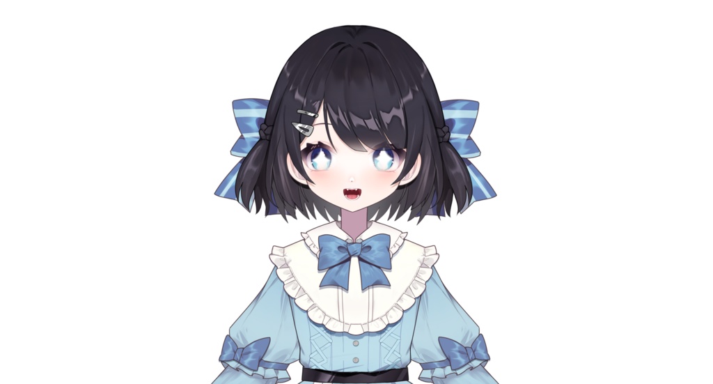 【live2dモデル】青いスカートの少女【VtubeStudio対応】