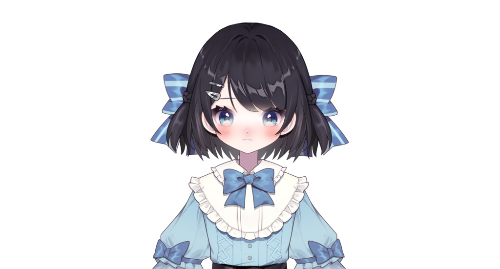 【live2dモデル】青いスカートの少女【VtubeStudio対応】