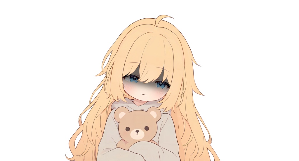 【live2dモデル】クマを抱えた女の子【VtubeStudio対応】