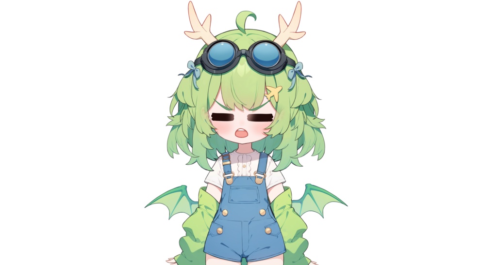 【live2dモデル】飛べないから飛行機を操縦するドラゴン娘【VtubeStudio対応】