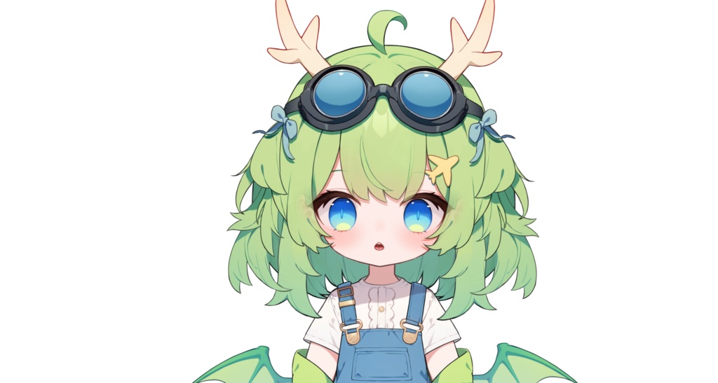 【live2dモデル】飛べないから飛行機を操縦するドラゴン娘【VtubeStudio対応】