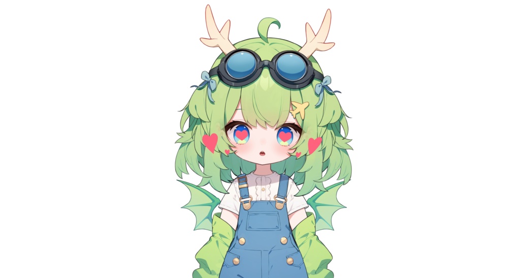 【live2dモデル】飛べないから飛行機を操縦するドラゴン娘【VtubeStudio対応】