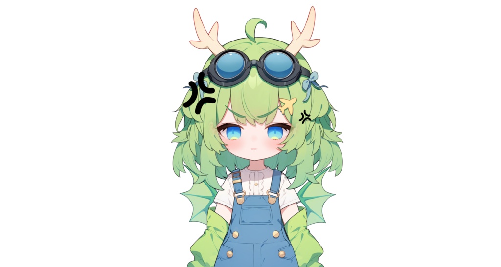 【live2dモデル】飛べないから飛行機を操縦するドラゴン娘【VtubeStudio対応】