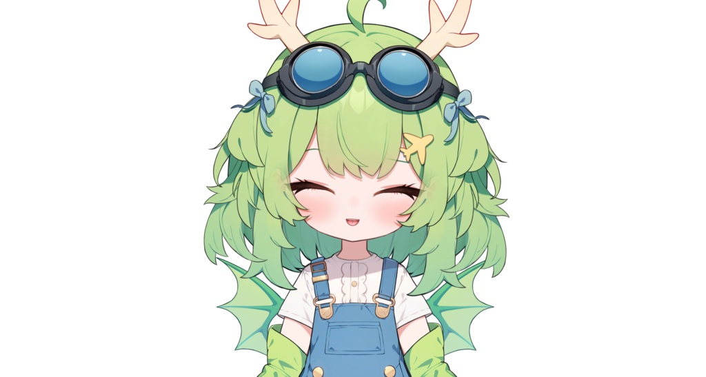 【live2dモデル】飛べないから飛行機を操縦するドラゴン娘【VtubeStudio対応】