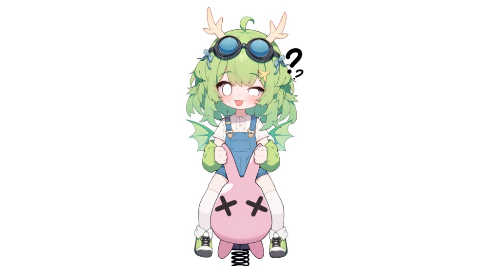 【live2dモデル】飛べないから飛行機を操縦するドラゴン娘【VtubeStudio対応】