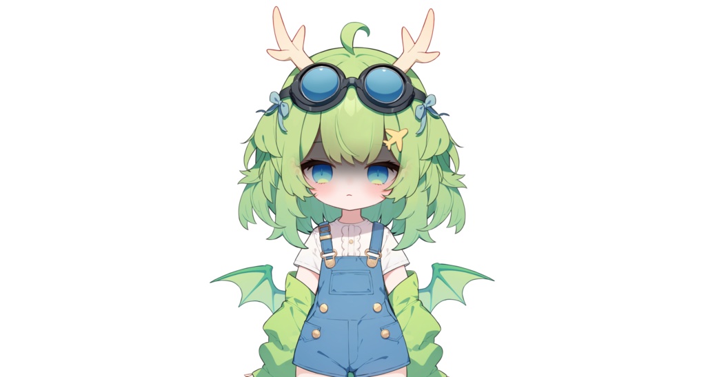 【live2dモデル】飛べないから飛行機を操縦するドラゴン娘【VtubeStudio対応】