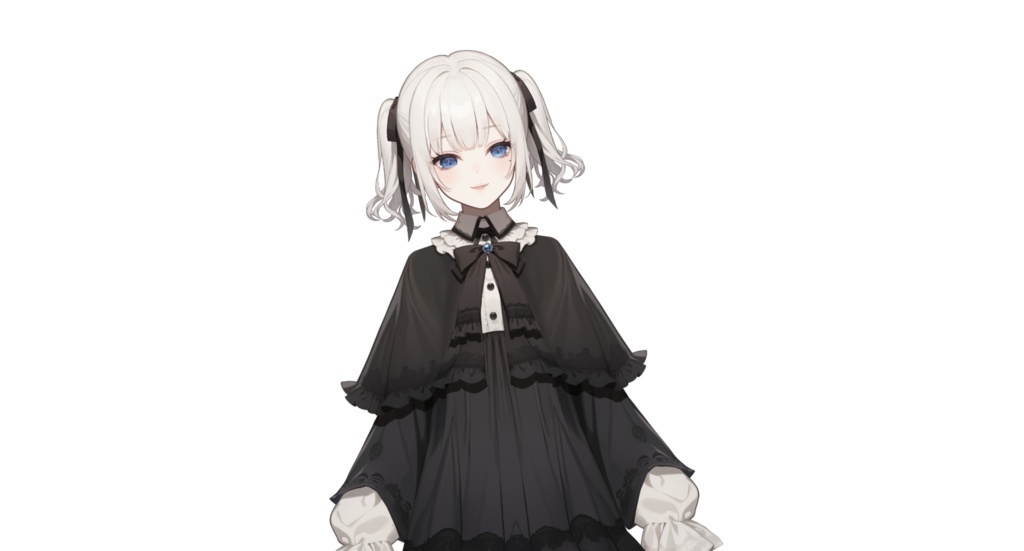 【限定一点】白髪の女の子【live2dモデル/live2d model】