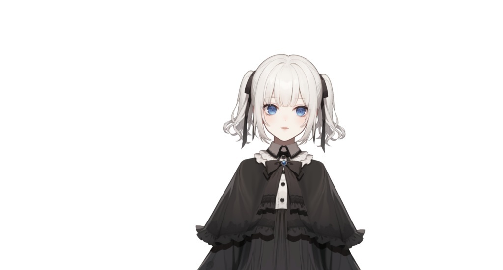 【限定一点】白髪の女の子【live2dモデル/live2d model】