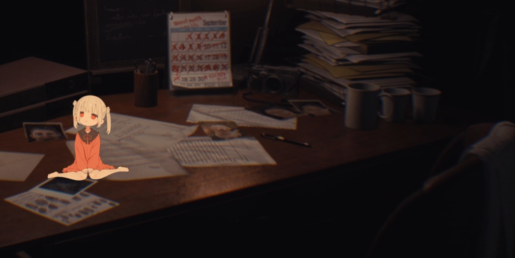 【live2dモデル】ハロウィン揺れる鹿|halloween-swaying doe【VtubeStudio対応】