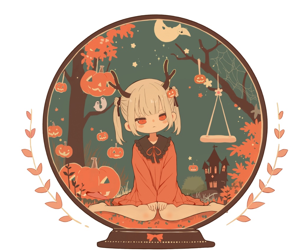 【live2dモデル】ハロウィン揺れる鹿|halloween-swaying doe【VtubeStudio対応】