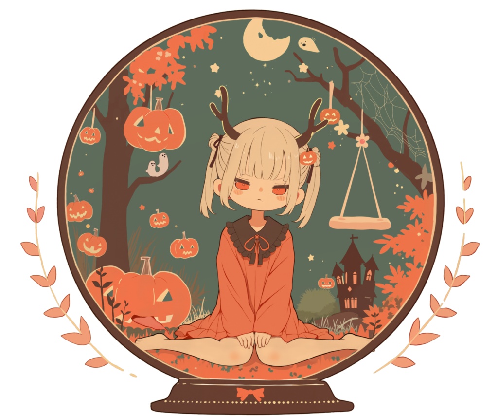 【live2dモデル】ハロウィン揺れる鹿|halloween-swaying doe【VtubeStudio対応】