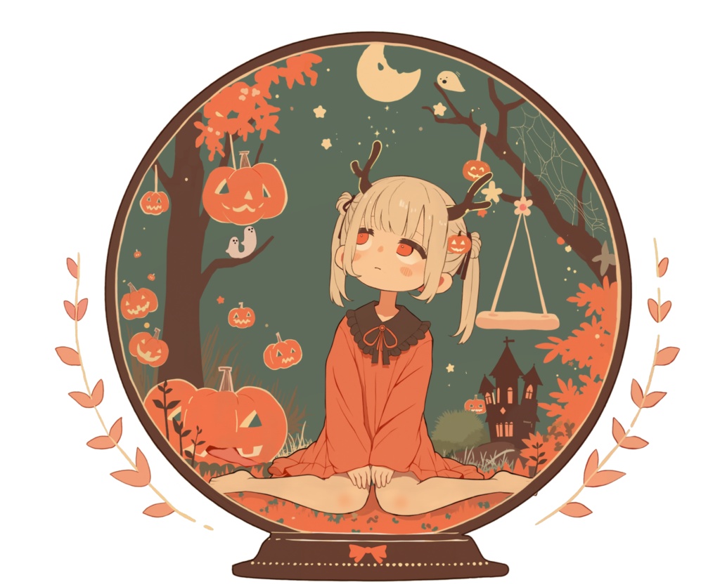 【live2dモデル】ハロウィン揺れる鹿|halloween-swaying doe【VtubeStudio対応】