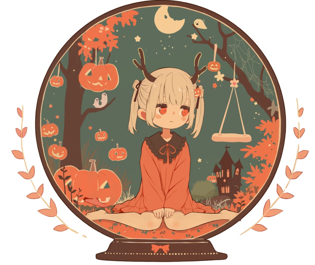 【live2dモデル】ハロウィン揺れる鹿|halloween-swaying doe【VtubeStudio対応】