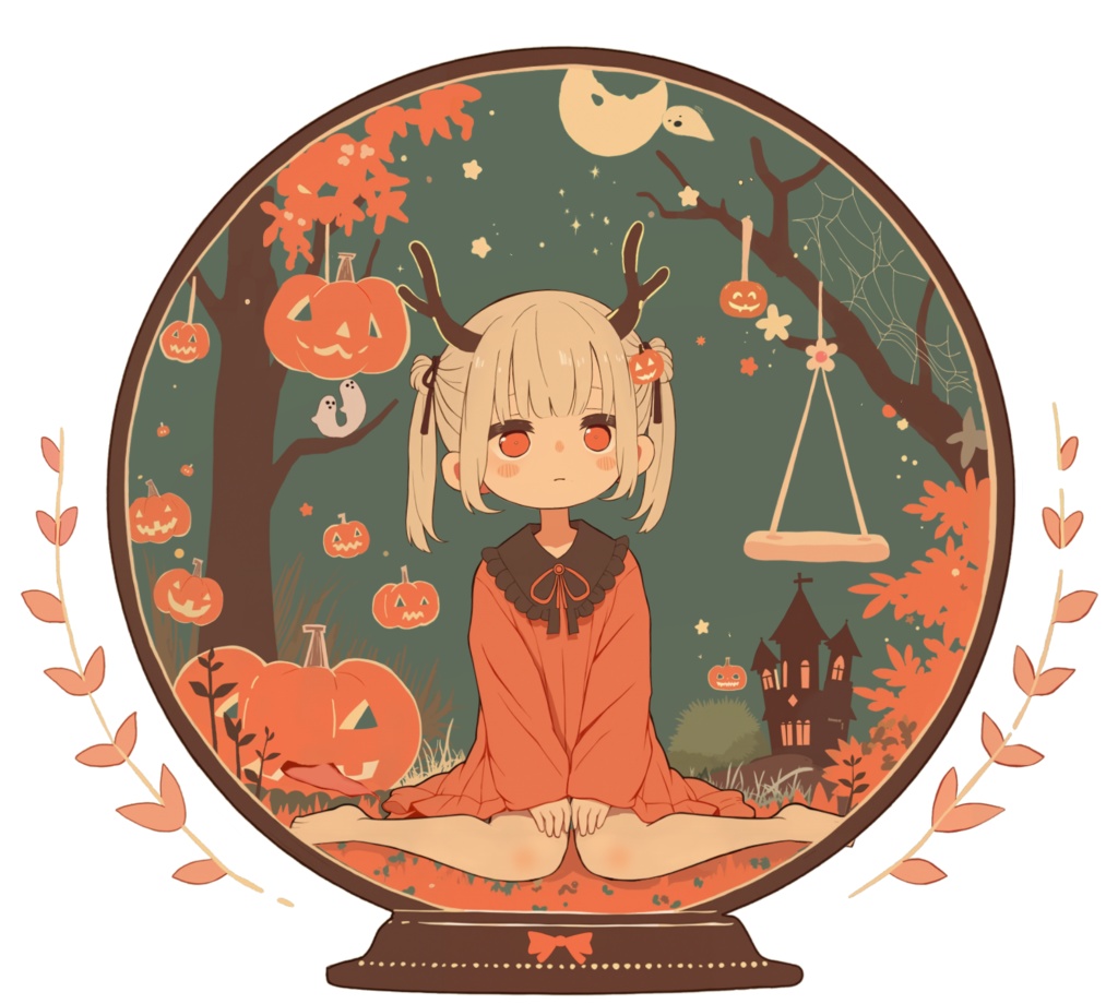 【live2dモデル】ハロウィン揺れる鹿|halloween-swaying doe【VtubeStudio対応】
