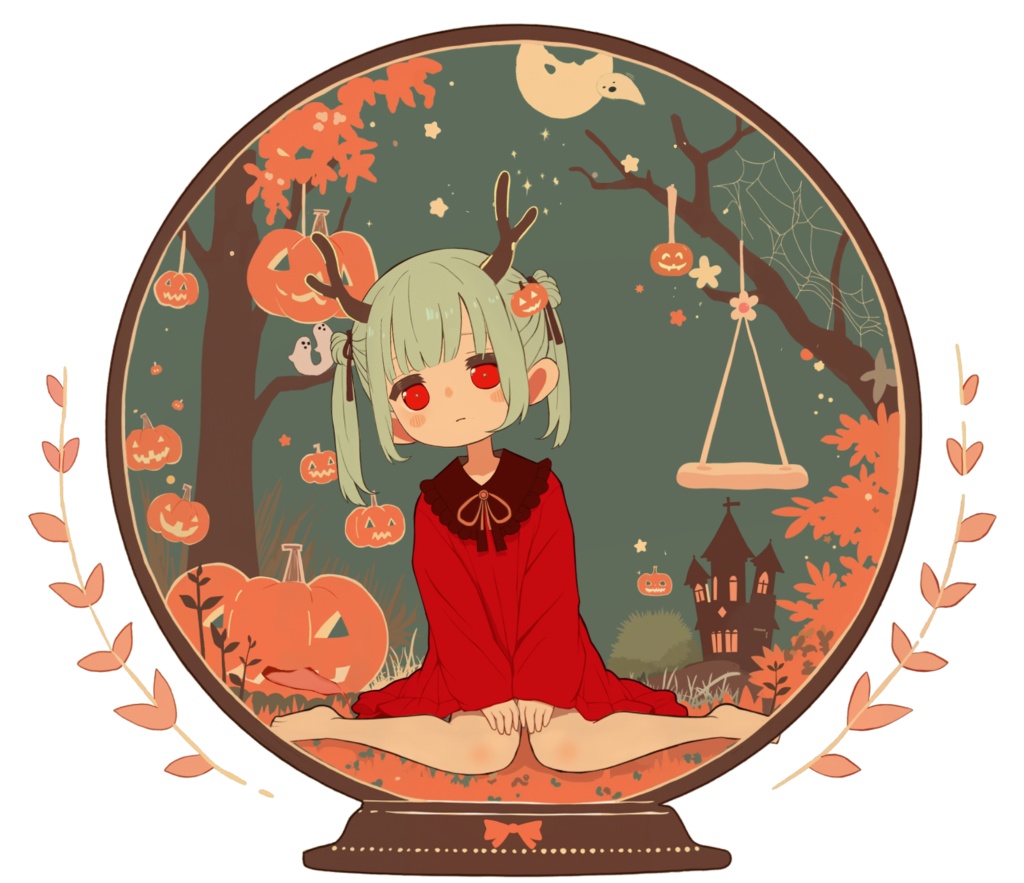 【live2dモデル】ハロウィン揺れる鹿|halloween-swaying doe【VtubeStudio対応】