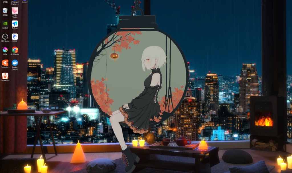 【live2dモデル】水晶玉の中の女の子|Girl in the crystal ball【VtubeStudio対応】