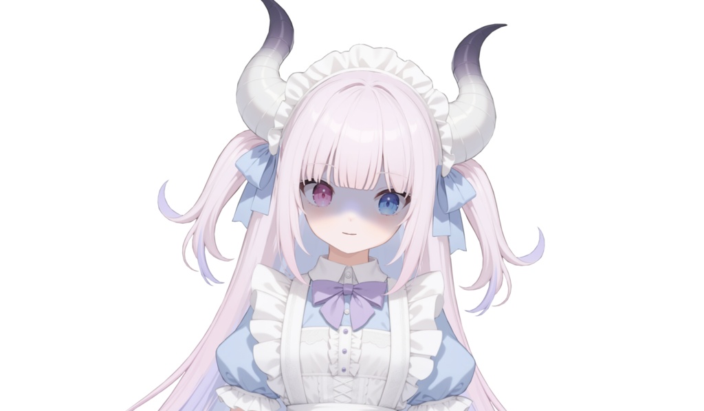 【限定一点 live2dモデル】紫のグラデーションの小さなメイド | Gradient purple maid【live2d model】