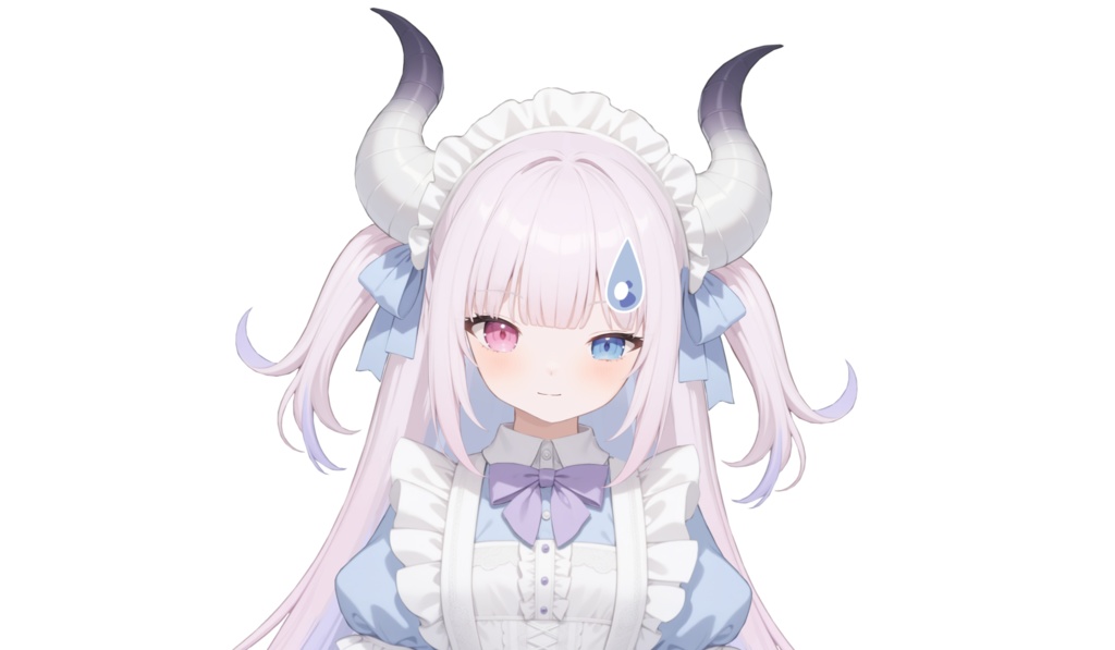 【限定一点 live2dモデル】紫のグラデーションの小さなメイド | Gradient purple maid【live2d model】