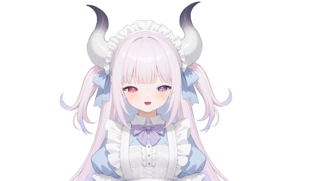 【限定一点 live2dモデル】紫のグラデーションの小さなメイド | Gradient purple maid【live2d model】