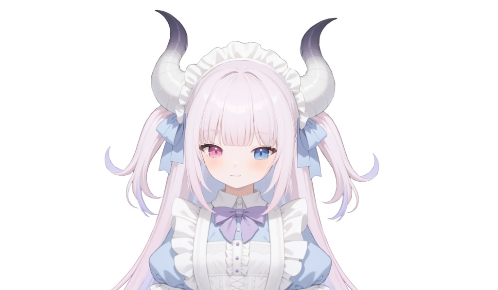 【限定一点 live2dモデル】紫のグラデーションの小さなメイド | Gradient purple maid【live2d model】