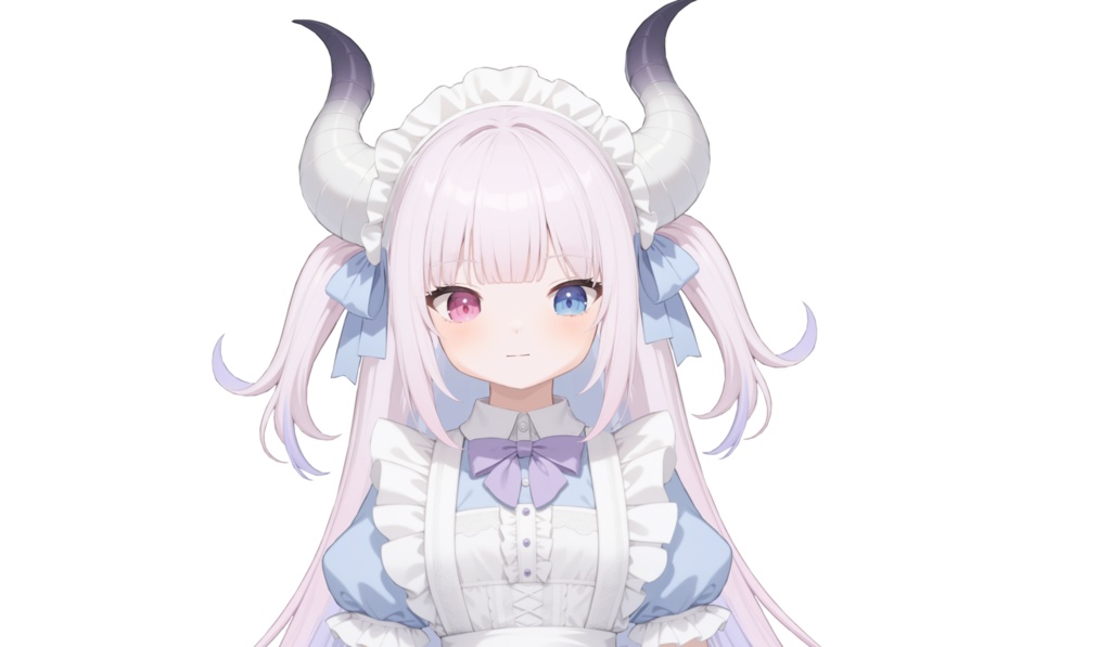 【限定一点 live2dモデル】紫のグラデーションの小さなメイド | Gradient purple maid【live2d model】