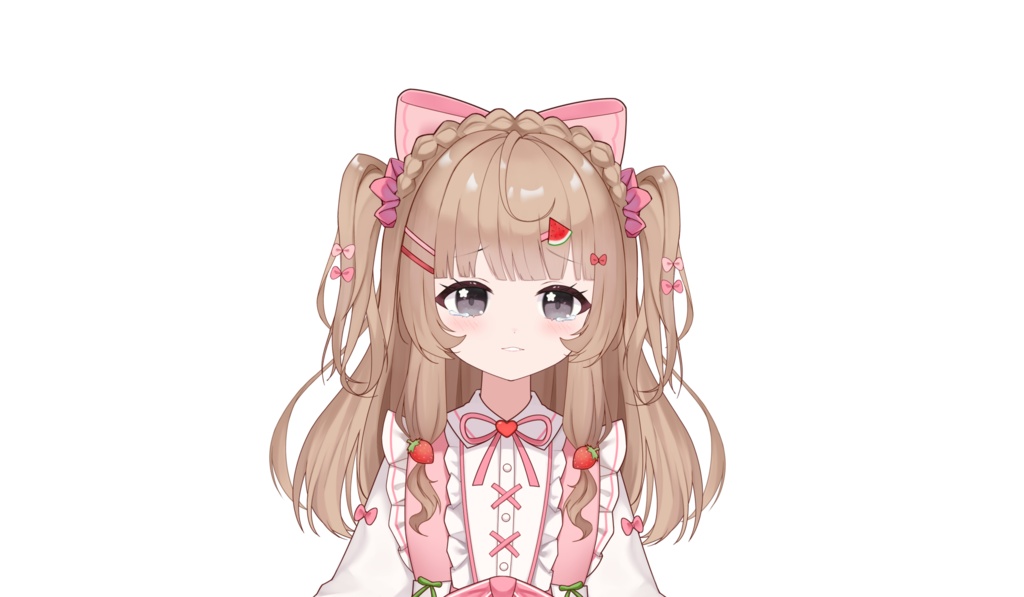 【限定一点 live2dモデル】ピンクの女の子 | pink girl【live2d model】