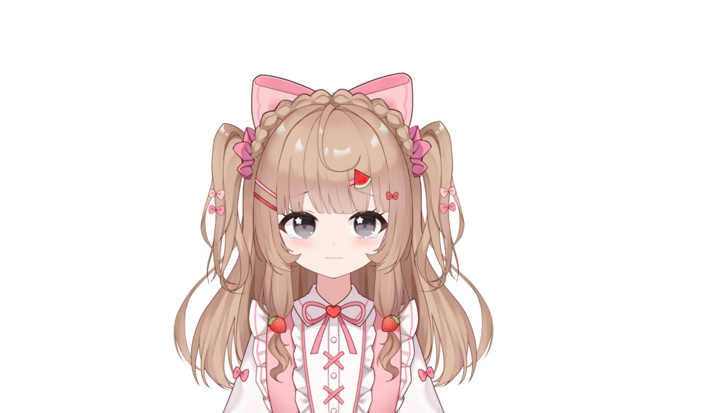 【限定一点 live2dモデル】ピンクの女の子 | pink girl【live2d model】