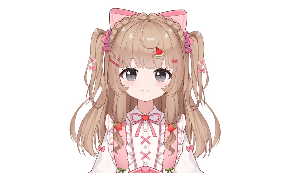 【限定一点 live2dモデル】ピンクの女の子 | pink girl【live2d model】