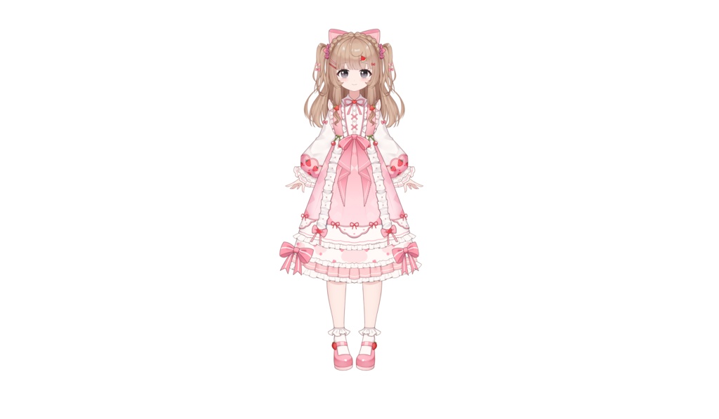 【限定一点 live2dモデル】ピンクの女の子 | pink girl【live2d model】