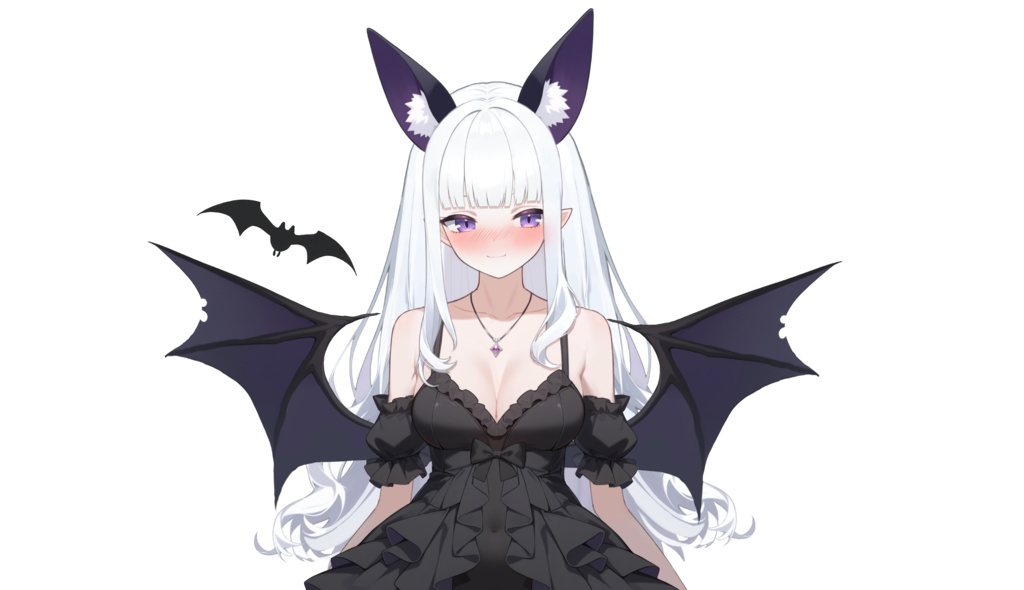 【FREE/無料 live2dモデル/live2d model】黒と白のダブルサキュバス|Black&White Succubus【VTS対応】