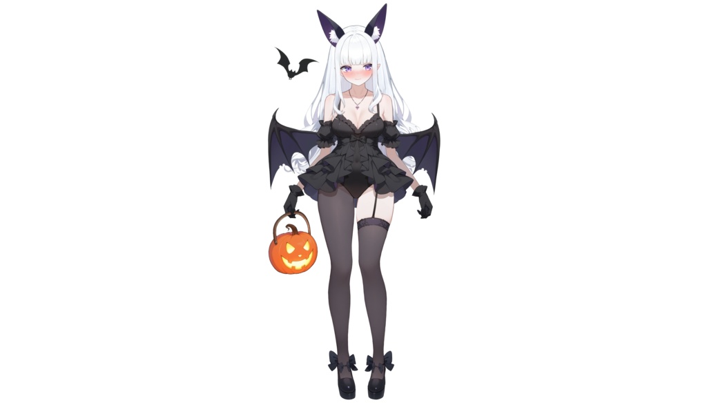 【FREE/無料 live2dモデル/live2d model】黒と白のダブルサキュバス|Black&White Succubus【VTS対応】