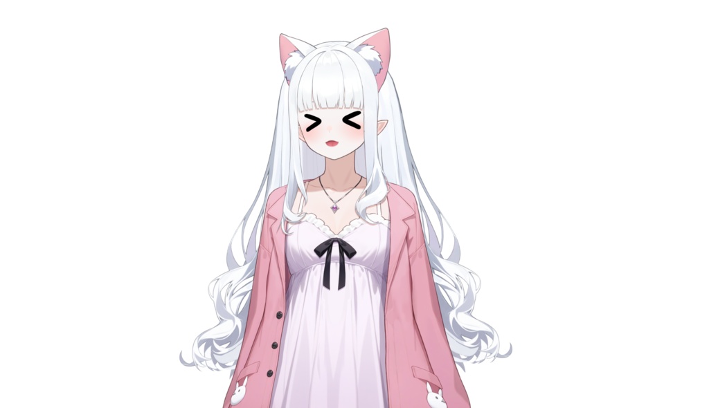 【FREE/無料 live2dモデル/live2d model】黒と白のダブルサキュバス|Black&White Succubus【VTS対応】