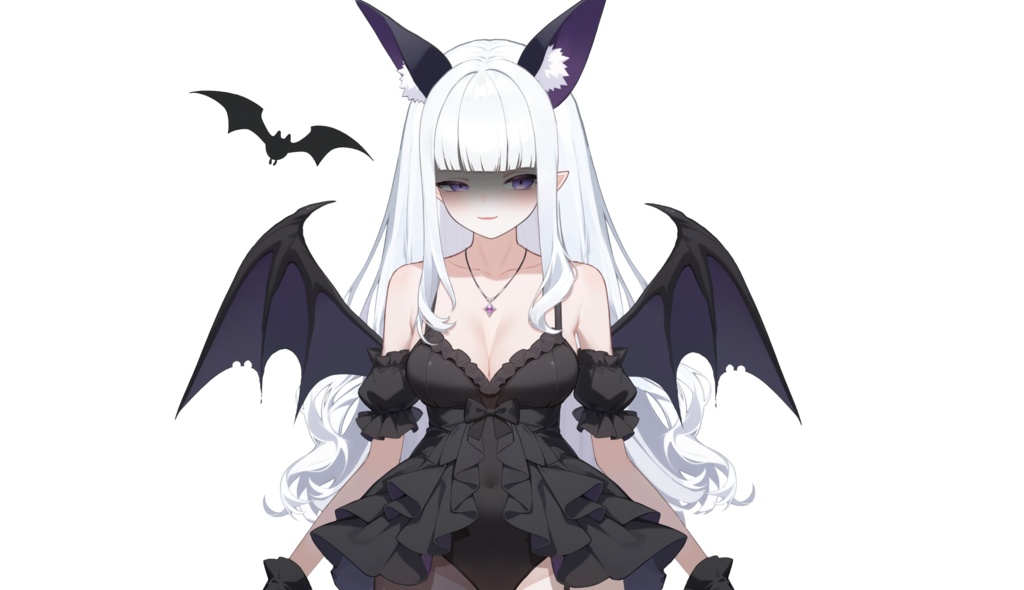 【FREE/無料 live2dモデル/live2d model】黒と白のダブルサキュバス|Black&White Succubus【VTS対応】
