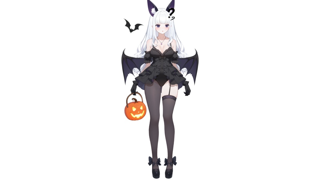【FREE/無料 live2dモデル/live2d model】黒と白のダブルサキュバス|Black&White Succubus【VTS対応】