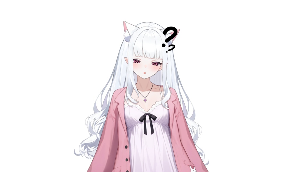 【FREE/無料 live2dモデル/live2d model】黒と白のダブルサキュバス|Black&White Succubus【VTS対応】