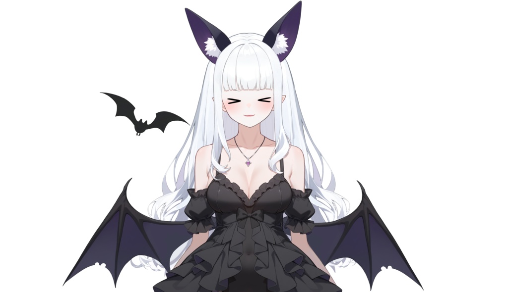 【FREE/無料 live2dモデル/live2d model】黒と白のダブルサキュバス|Black&White Succubus【VTS対応】