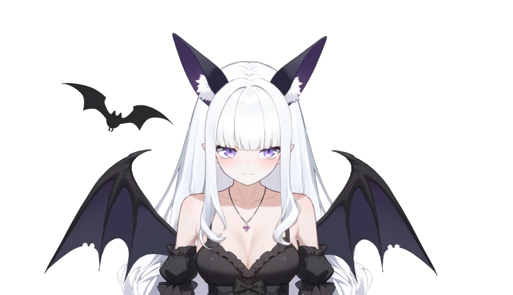 【FREE/無料 live2dモデル/live2d model】黒と白のダブルサキュバス|Black&White Succubus【VTS対応】