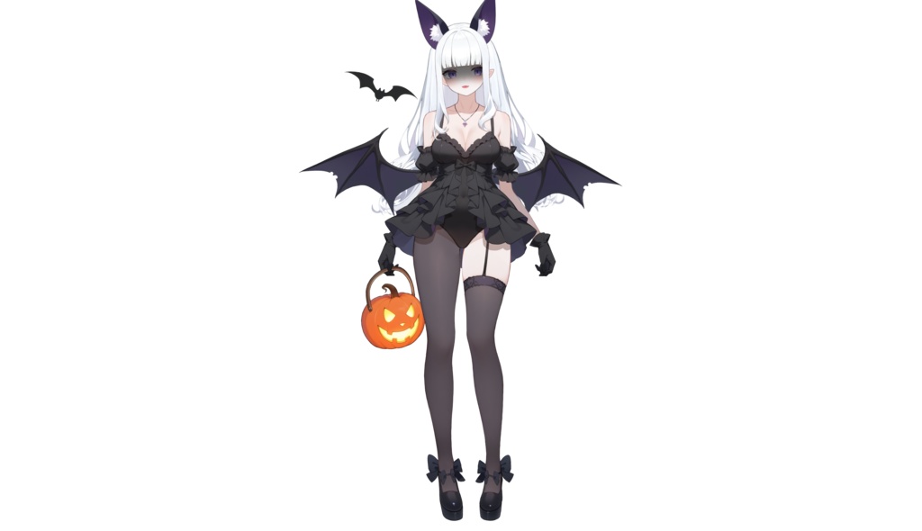 【FREE/無料 live2dモデル/live2d model】黒と白のダブルサキュバス|Black&White Succubus【VTS対応】